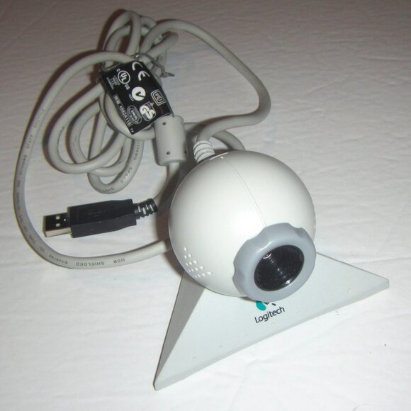 Vintage Logitech QuickCam Express USB Webcam - Picture 1 of 3